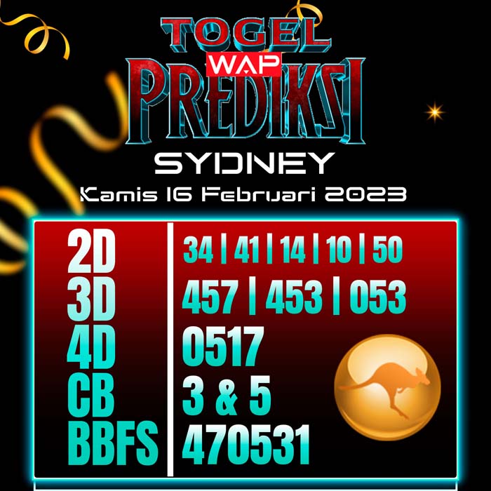 PREDIKSI TOGEL SYDNEY