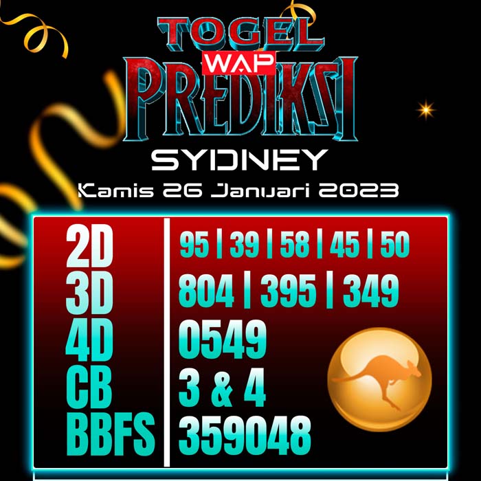 PREDIKSI TOGEL SYDNEY 