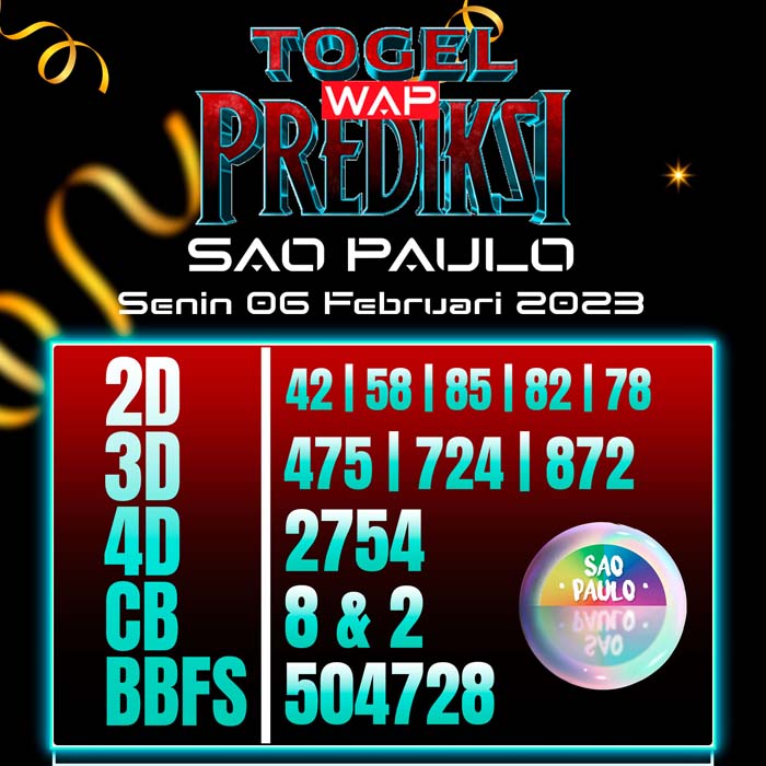 PREDIKSI TOGEL SAO PAULO