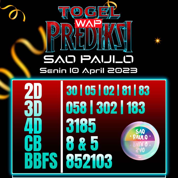 PREDIKSI TOGEL SAO PAULO