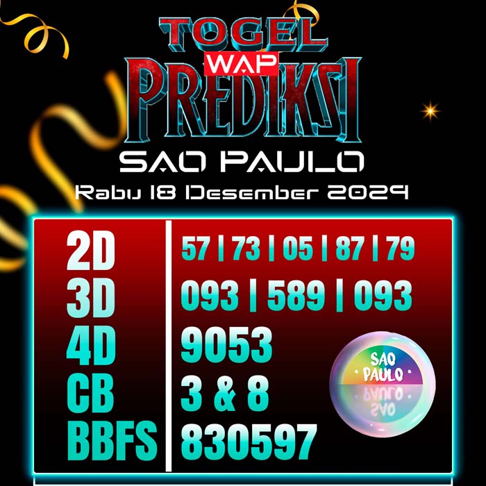 PREDIKSI TOGEL SAO PAULO