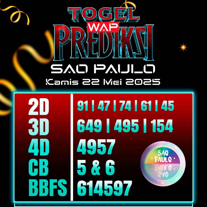 PREDIKSI TOGEL SAO PAULO