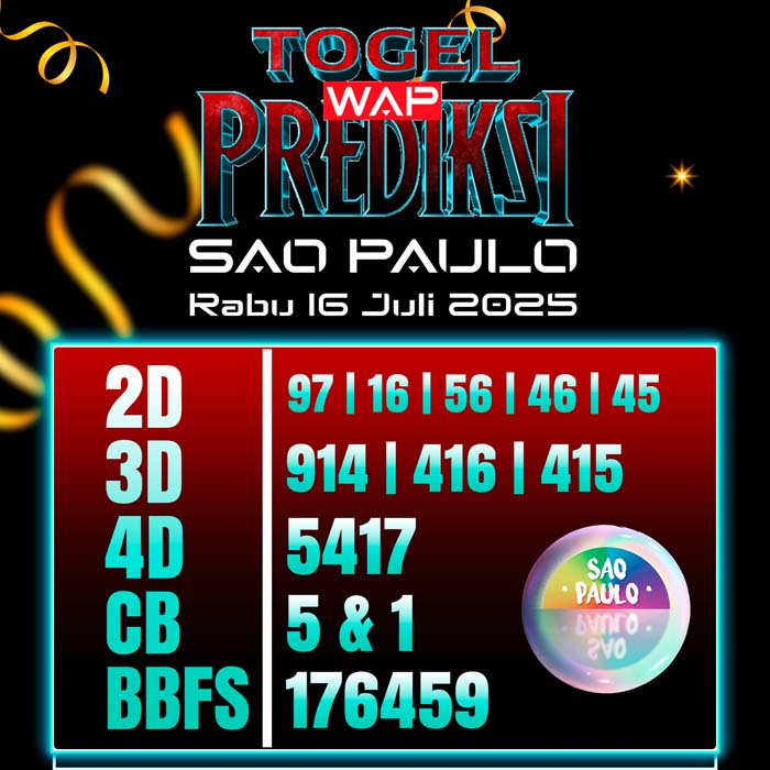 PREDIKSI TOGEL SAO PAULO