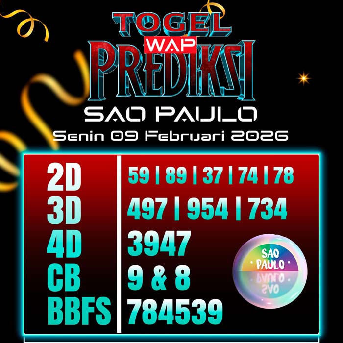PREDIKSI TOGEL SAO PAULO